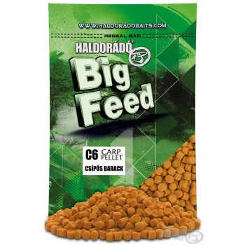 HALDORADO BIG FEED - C6 PELLET 6mm - SPICY PEACH 700g 