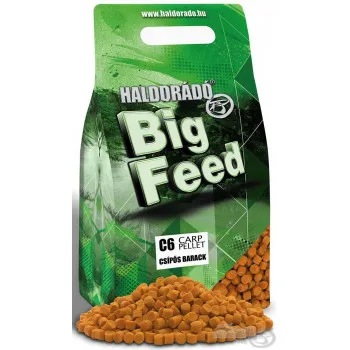 HALDORADO BIG FEED - C6 PELLET 6mm - SPICY PEACH 2kg 