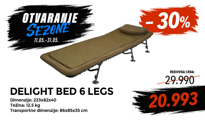  CP Delight bed 6 legs
