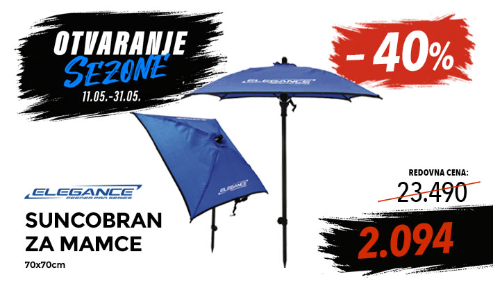  Elegance suncobran za mamce