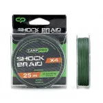 SHOCK BRAID 25m 0.16mm 20lb DARK GREEN 4X 