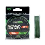 SHOCK BRAID 50m 0.16mm 20lb DARK GREEN 4X 