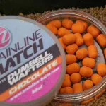 MATCH DUMBELL WAFTERS 10mm ORANGE - CHOCOLATE 10mm (MM3113) 