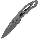 Smith & Wesson sklopivi dzepni noz Drop Point Skeletonized silver blister 
