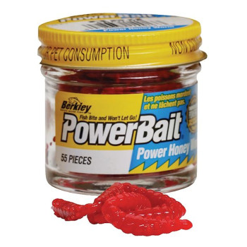 POWERBAIT HONEY WORMS - RED (1089416) 