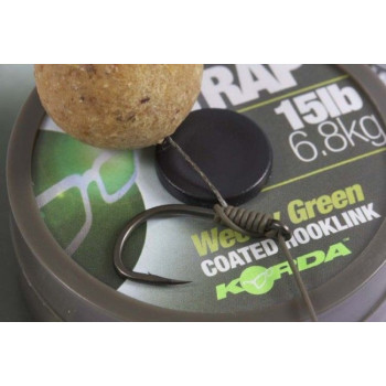 N-TRAP SOFT HOOKLINK 20lb 20m WEEDY GREEN (KNT02) 