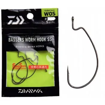 BASSERS WORM HOOK WOS 4/0 (16509-040) 