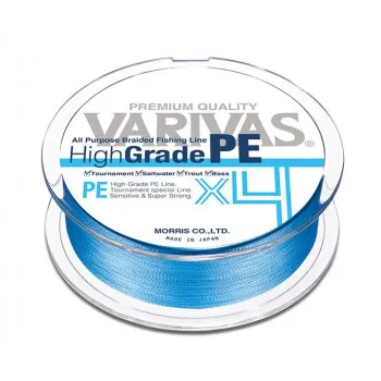 HIGH GRADE PE X4 WATER BLUE 150m #1.2 - 0.185mm 