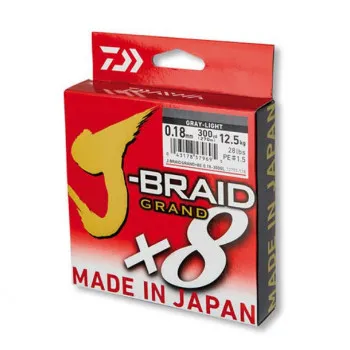 J-BRAID GRAND X8 0.20mm 135m GRAY-LIGHT (12793-020) 