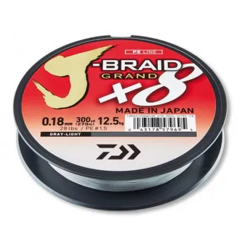 J-BRAID GRAND X8 0.28mm 135m GRAY-LIGHT (12793-028) 