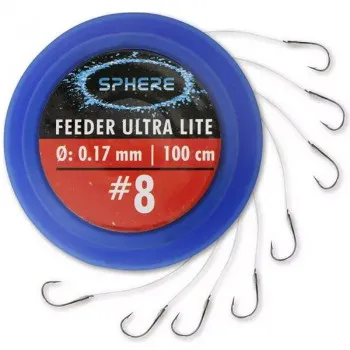 SPHERE FEEDER ULTRA LIGHT BLACK NICKEL #10 0.14mm 100cm 8pcs (4789010) 