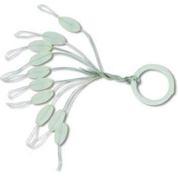 SILICON STOPPER OVAL 7mm 10pcs (3166015) 