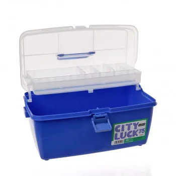 PLASTIC BOX CITY LUCK 75 Blue 