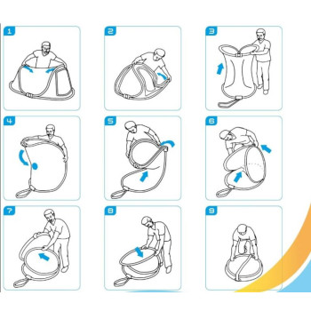 MICRO RING SWIVEL BAIT SCREW MEDIUM - 5pcs (KMW008) 