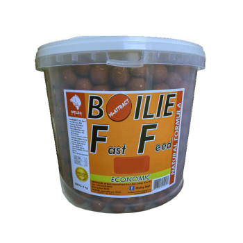 FAST FEED BOILIE 4kg 18mm - PLUM SHELLFISH 