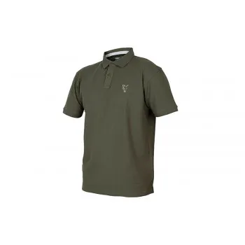 Fox collection Green / Silver polo shirt - M (CCL080) 
