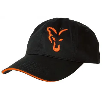 Fox black / Orange baseball cap (CPR925) 