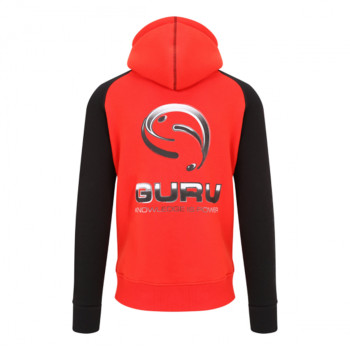 GURU HOODIE RED/BLACK L (GCL249) 