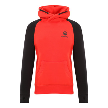 GURU HOODIE RED/BLACK XL (GCL250) 