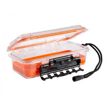 GUIDE SERIES WATERPROOF CASE SMALL ORANGE/CLEAR (PMC145000) 