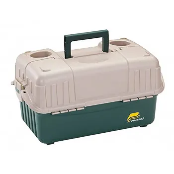 HIP ROOF TACKLE BOX 6-TRAY GRN./SANDSTONE (PMC861600) 