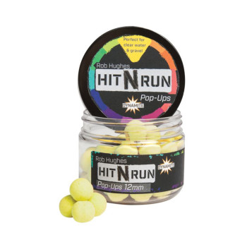 DYNAMITE BAITS Hit N Run 12mm Pop-up- Yellow (DY1274) 