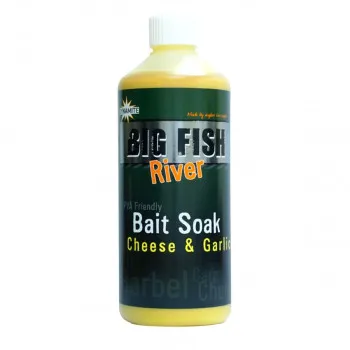 DYNAMITE BAITS Big Fish River Bait Soak - Cheese&Garlic 500ml (DY1379) 
