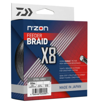 N'ZON X8 Braid 0.10mm-150m steel gray (12410-110) 