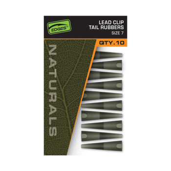Naturals Size 7 Lead Clips Tail Rubbers (CAC830) 