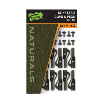 Naturals Size SZ 10 Slik Lead Clip& Pegs (CAC831) 
