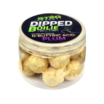 Dipped boilie 100g 20mm N-Butyric Acid-Plum (SP012104) 