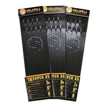 GURU SUPER XS SPADE POLE RIGS 6 INCH SIZE 10 (0.22mm) (GRR278) 