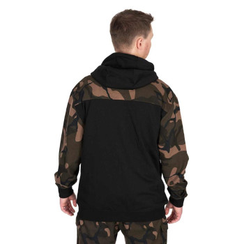 LW BLack / Camo Split Zip Hoody (CFX295) 