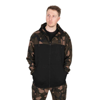 LW BLack / Camo Split Zip Hoody (CFX295) 