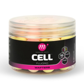 CELL FLUORO WAFTERS - 15mm - PINK,YELLOW,WHITE (M44029) 