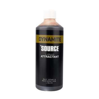 DYNAMITE BAITS Source Liquid Attractant & Re-hydration Soak - 500ml (DY122) 
