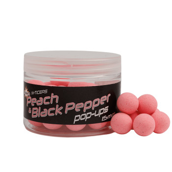 DYNAMITE BAITS N-Ticers Peach&Pep. Popup 15mm  (DY1850) 