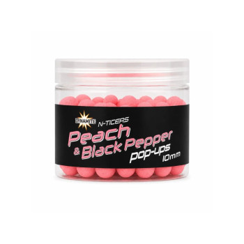 DYNAMITE BAITS N-Ticers Peach&Pep Popup 10mm  (DY1886) 