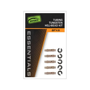 Edges Tubing Tungsten Heli bead Kit x 5pcs (CAC942) 