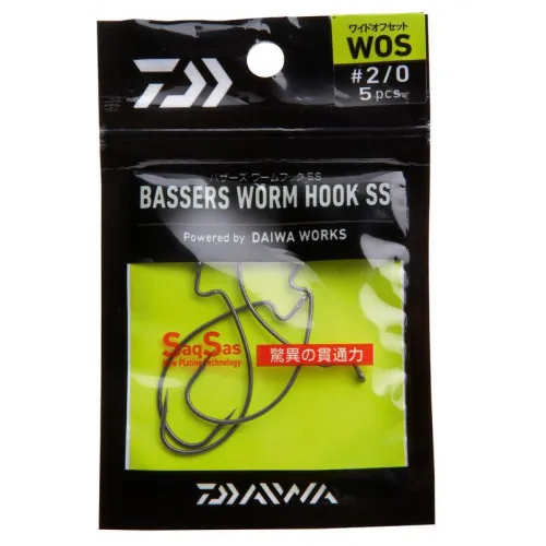 BASSERS WORM HOOK WOS 3/0 (16509-030) 