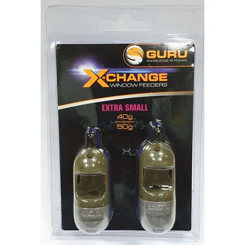 GURU WINDOW FEEDER X-SMALL 40g + 50g (GWF02) 
