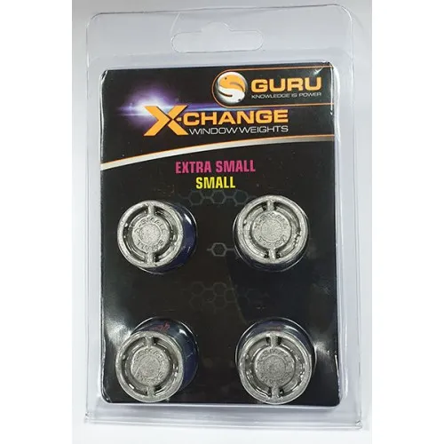 GURU WINDOW FEEDER X-SMALL/SMALL WEIGHT PACK LIGHT (GWF09) 
