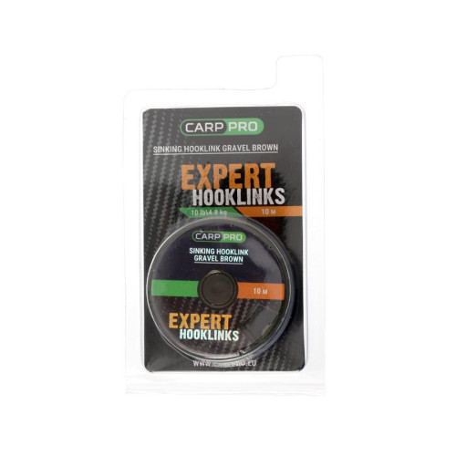 SINKING HOOKLINK GRAVEL BROWN 10m 15lb (CP3810-015) 