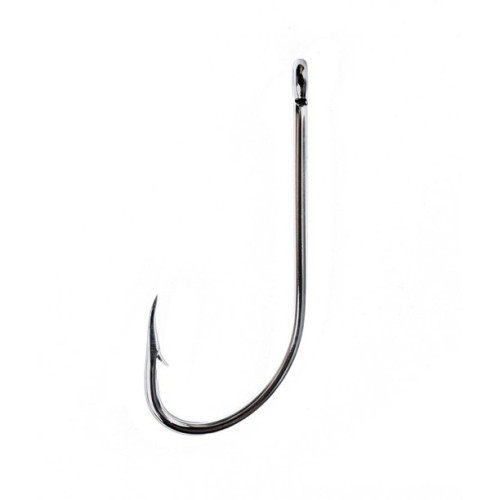 PLAIN SHANK OFFSET HOOK NICKEL #1/0 - 085AH-1/0 