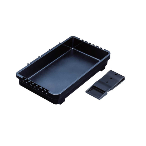 PLASTIC BOX TRAY BM-L Black 