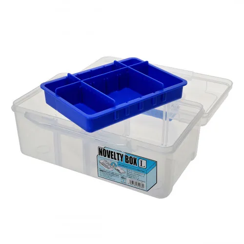 PLASTIC BOX NOVERTY L Blue 
