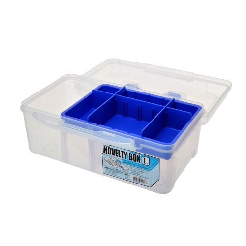PLASTIC BOX NOVERTY L Blue 