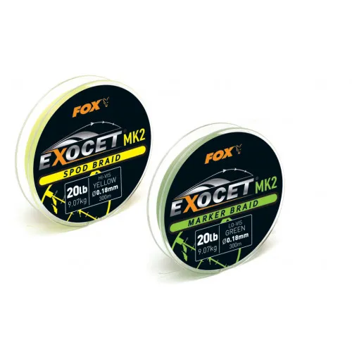 Exocet MK2 spod braid 0.18mm / 20lb X 300m - yellow (CBL013) 