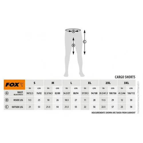 Fox Camo shorts - XL (CFX028) 