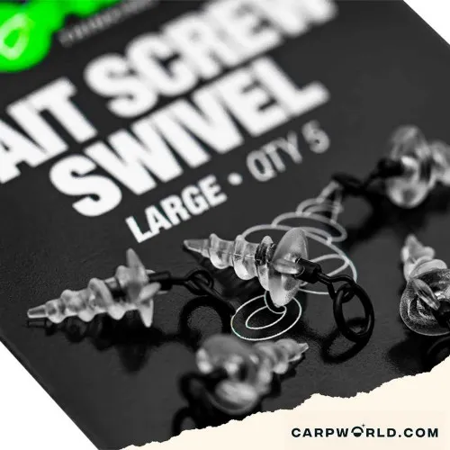 MICRO RING SWIVEL BAIT SCREW LARGE - 5pcs (KMW009) 